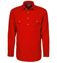 Image 4 of PILBARA Men's Closed front Longsleeve RM200CF