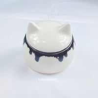 Image 5 of Glow in dark Cat skull mini jewelry box 