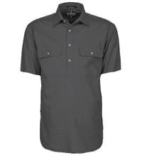 Image 5 of Men's Pilbara Closed Front S/S Shirt RM200CFS