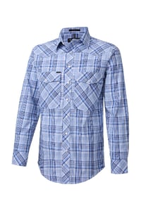 Image 3 of Men's Pilbara Western  Snap Button L/S Shirt