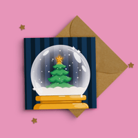 Image 3 of Snow Globe Christmas Cards 