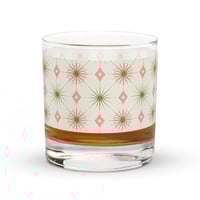 Image 2 of Starburst Pink 10.5oz Rocks Glass