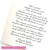 Image 4 of Wedding Card. Personalised Wedding Card. Wishing Well Card. Cream.