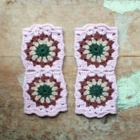 Image 1 of Granny Square Wrist Worms, No1