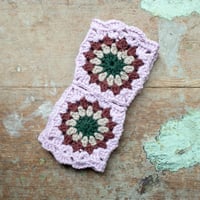 Image 2 of Granny Square Wrist Worms, No1