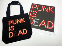 Image 1 of PUNK IS D  AD TOTE BAG & PRINT