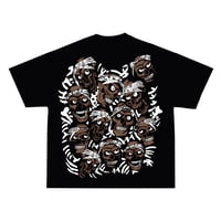 Image 2 of Thug Skull Pile T-Shirt (Black)