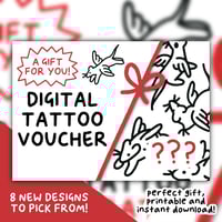 Image 1 of TATTOO GIFT VOUCHER