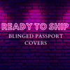 Ready to Ship Blinged Passport Covers