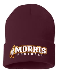 MORRIS FOOTBALL BEANIE - MAROON