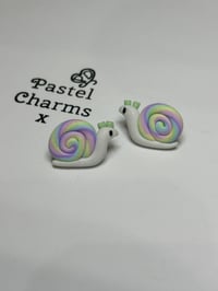 Image 1 of Snail stud earrings 