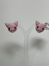 Image 1 of Cute pig stud earrings 