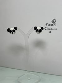 Image 3 of Cute panda stud earrings 