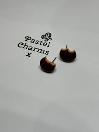 Image 1 of Jaffa cake stud earrings 