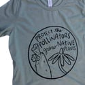 Native Plants Shirt on Sage