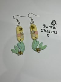 Image 3 of Mermaid sea theme fish hook earrings 