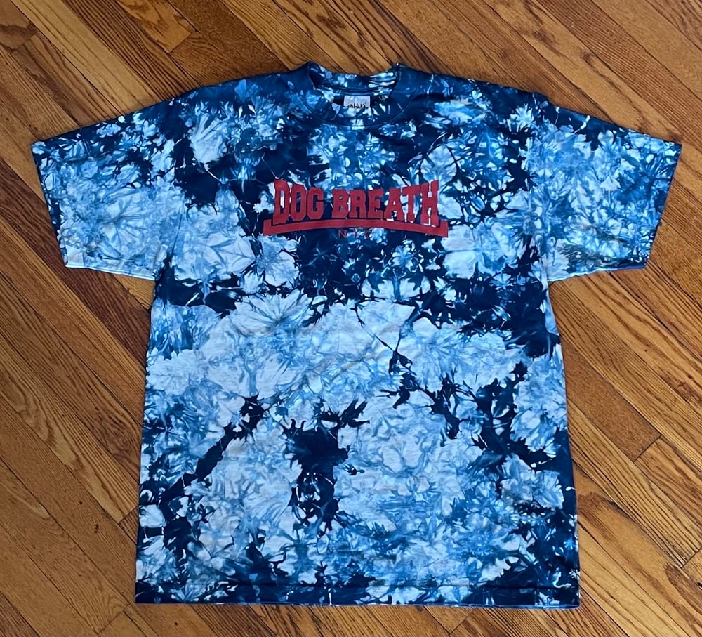 Image of TIE-DYE SHIRT: BLUE (XL ONLY)