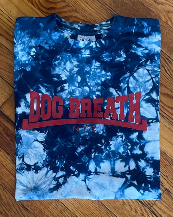 Image of TIE-DYE SHIRT: BLUE (XL ONLY)