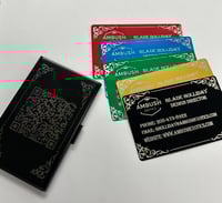 Image 1 of Custom Anodized Aluminum Business Cards 
