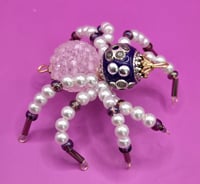 Image 1 of Anya Gladun Pink Purple Pearl Spider