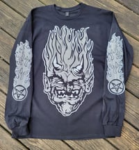 Image 3 of Vintage White Zombie Say You Love Satan 666 Long Sleeve Tour Shirt Rob Zombie