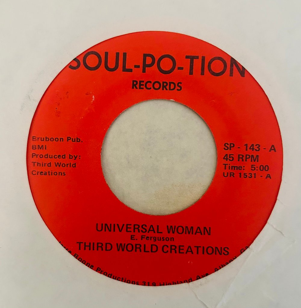 THIRD WORLD CREATIONS - UNIVERSAL WOMAN (SOUL PO-TION) 7"