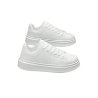 Image 1 of MENS WHITE ESSENTIAL TRAINERS