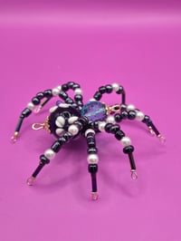 Image 3 of Anya Gladun Black Blue and Pearl Spider