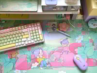 Image 2 of Strawberry Picnic Large Deskmat