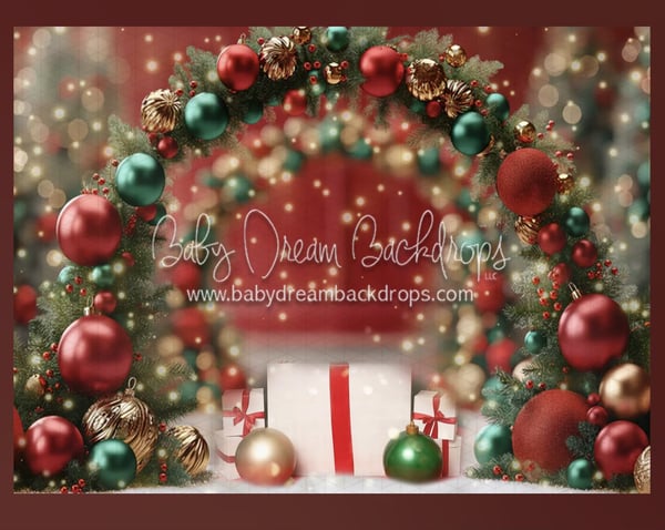 Image of Deck The Halls Arch with SANTA