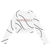 Image 1 of Beyond the Lines DOMESICK Recycled Long-Sleeve Crop Top