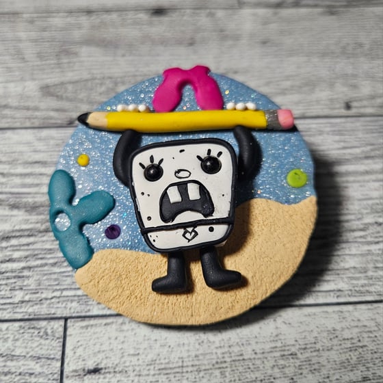 Image of Doodlebob magnet or ornament