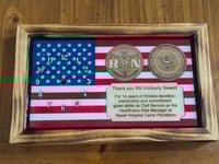 Image 1 of Custom Clock for Nurse and Civil Service Members