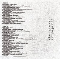 Image 2 of PUTREFACTIVE RECORDINGS ANTHOLOGY I CS