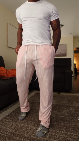 Image of Pink skeleton Premium lounge pants (LIMITED)