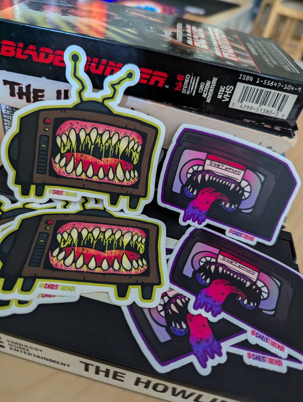 Retro Monster Sticker Pack