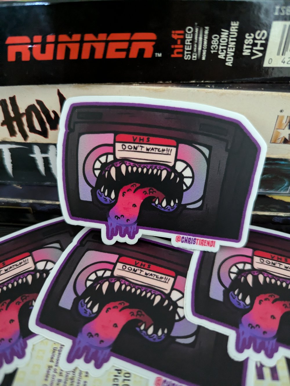 Retro Monster Sticker Pack