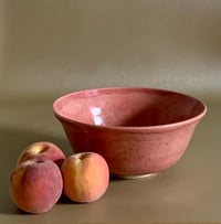 Image 2 of Pink Speckled Serving Bowl