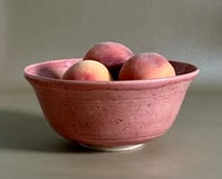 Image 3 of Pink Speckled Serving Bowl