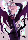 Black Blood Crona - Soul Eater A5 Print