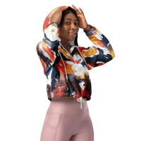 Image 11 of Women’s BRH DOMESICK sweet drip Cropped Windbreaker