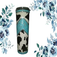  Cow Print Tumbler