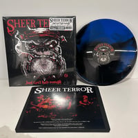 Image 2 of SHEER TERROR - "Just Can't Hate Enough" LP (Black & Blue Vinyl)