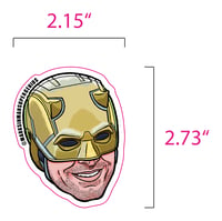 Image 3 of Daredevil MCU Yellow Sticker