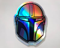 Image 2 of The Mandalorian Sunset Sticker