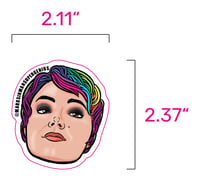 Image 2 of Sabine Wren Face Sticker