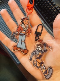 Image 3 of Alyx Vance Epoxy Keychain 