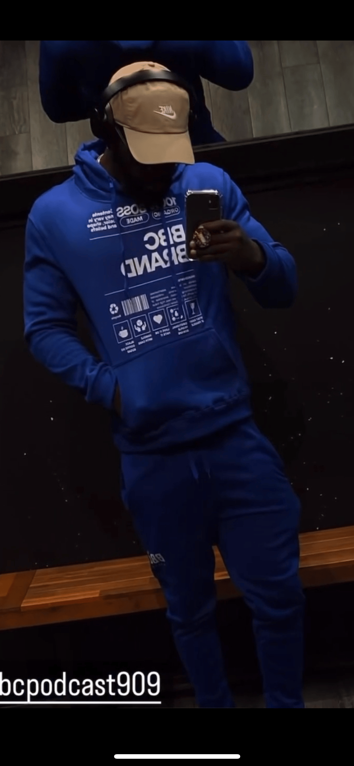 Blue BBC BRAND Fitness Sweat Suit BBC BRAND