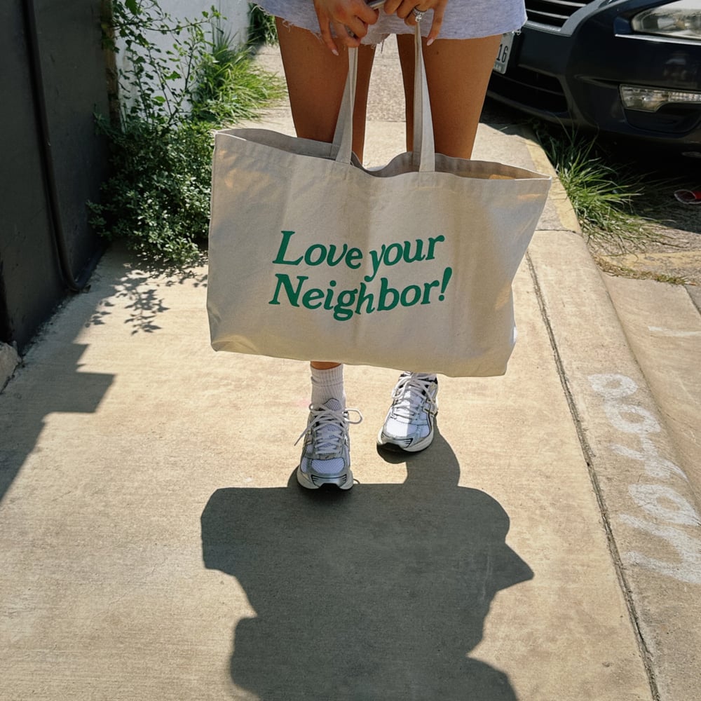 Image of tote bag - green