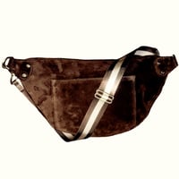 Image 2 of The Joan Chocolate Suede Crossbody